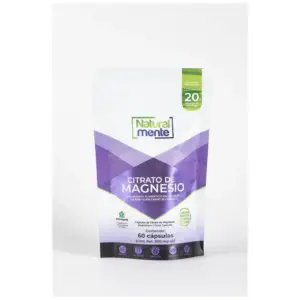 Citrato de Magnesio de Naturalmente | 60 cápsulas 800 mg