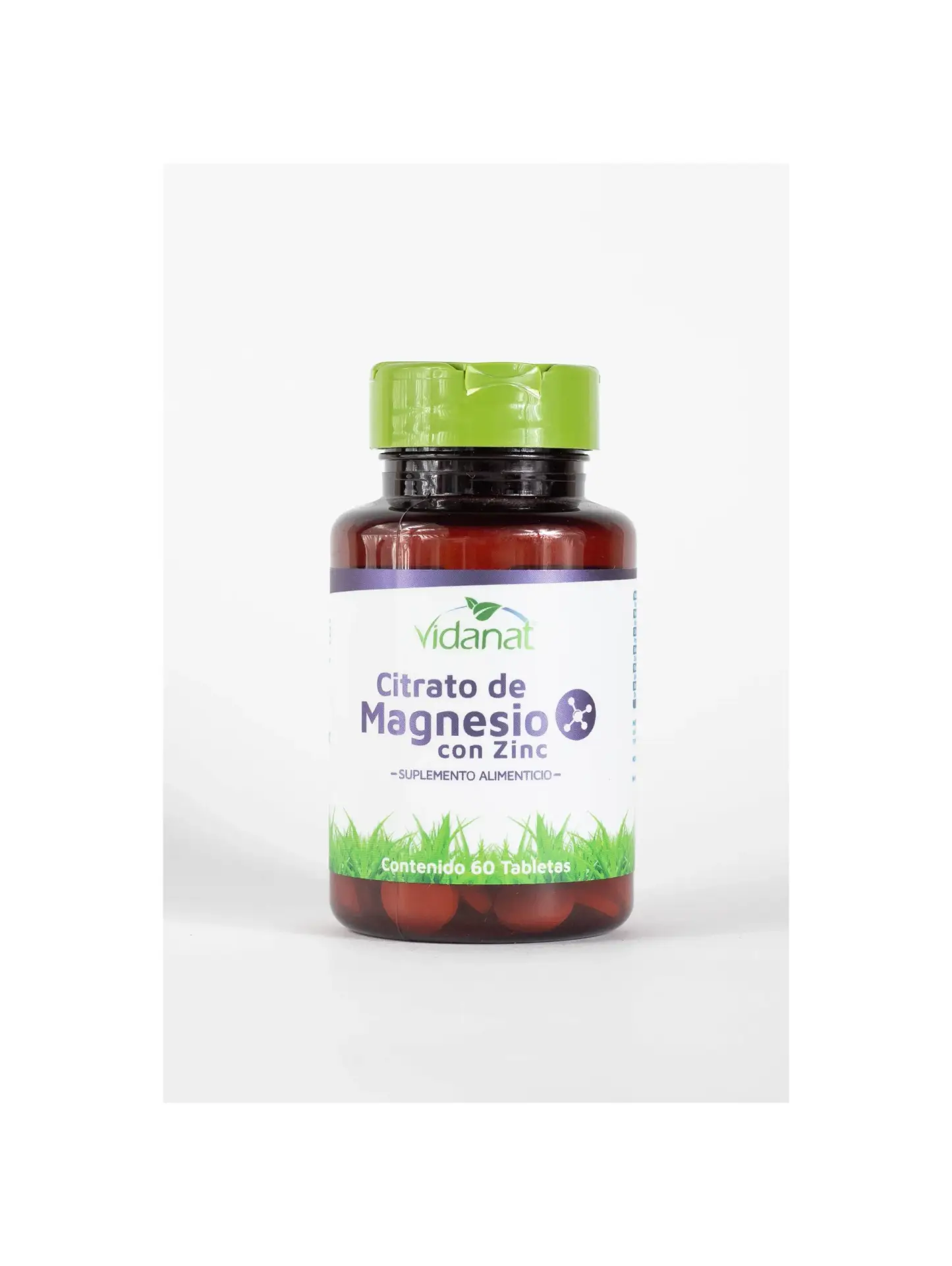 Citrato de Magnesio con Zinc de Vidanat | 60 Tabletas