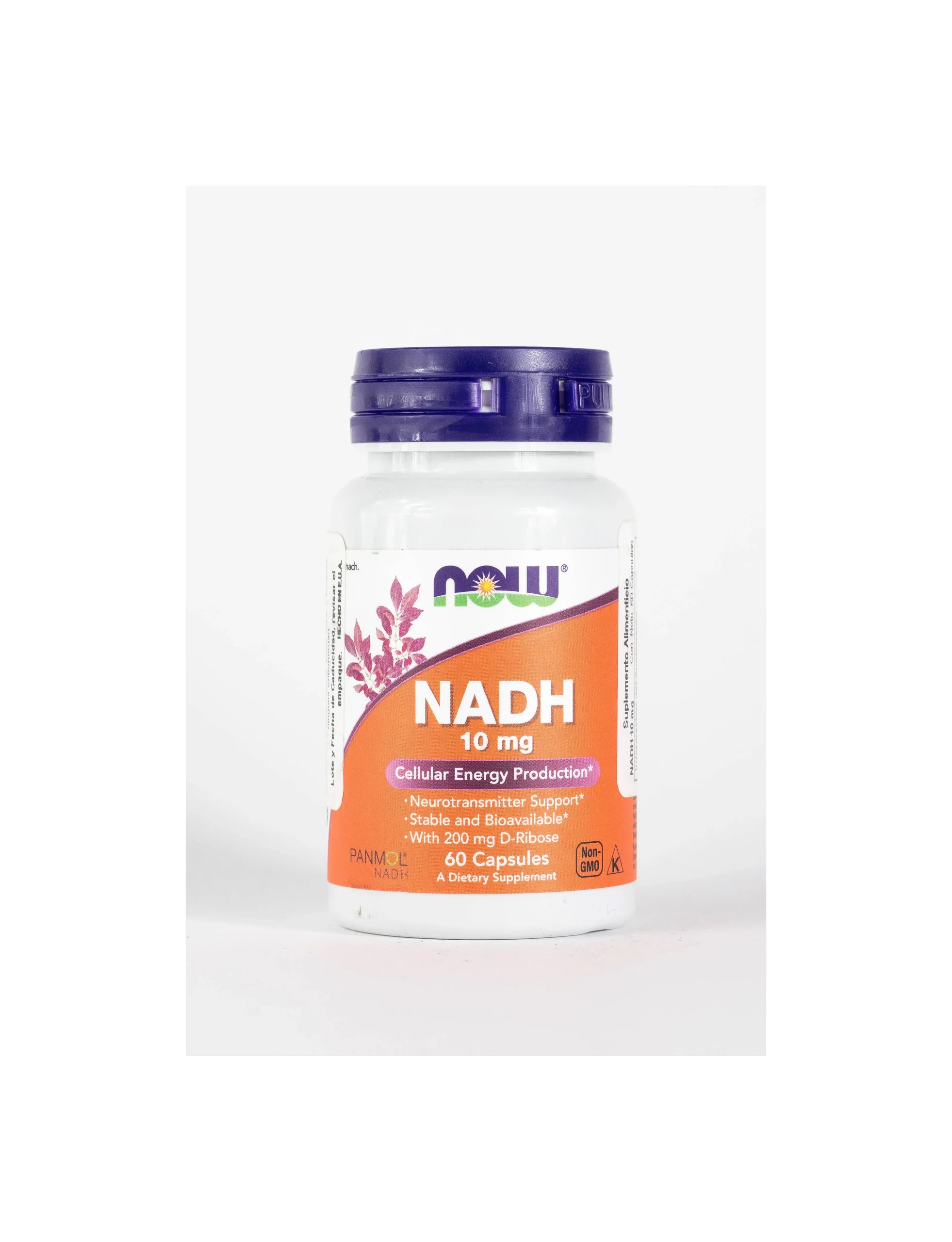 NADH 10 mg con D-Ribosa de Now | 60 Cápsula